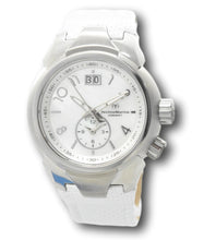 Load image into Gallery viewer, TechnoMarine Sea Dream Womens 42mm Dual-Time Faces White Leather Watch TM-716003-Klawk Watches
