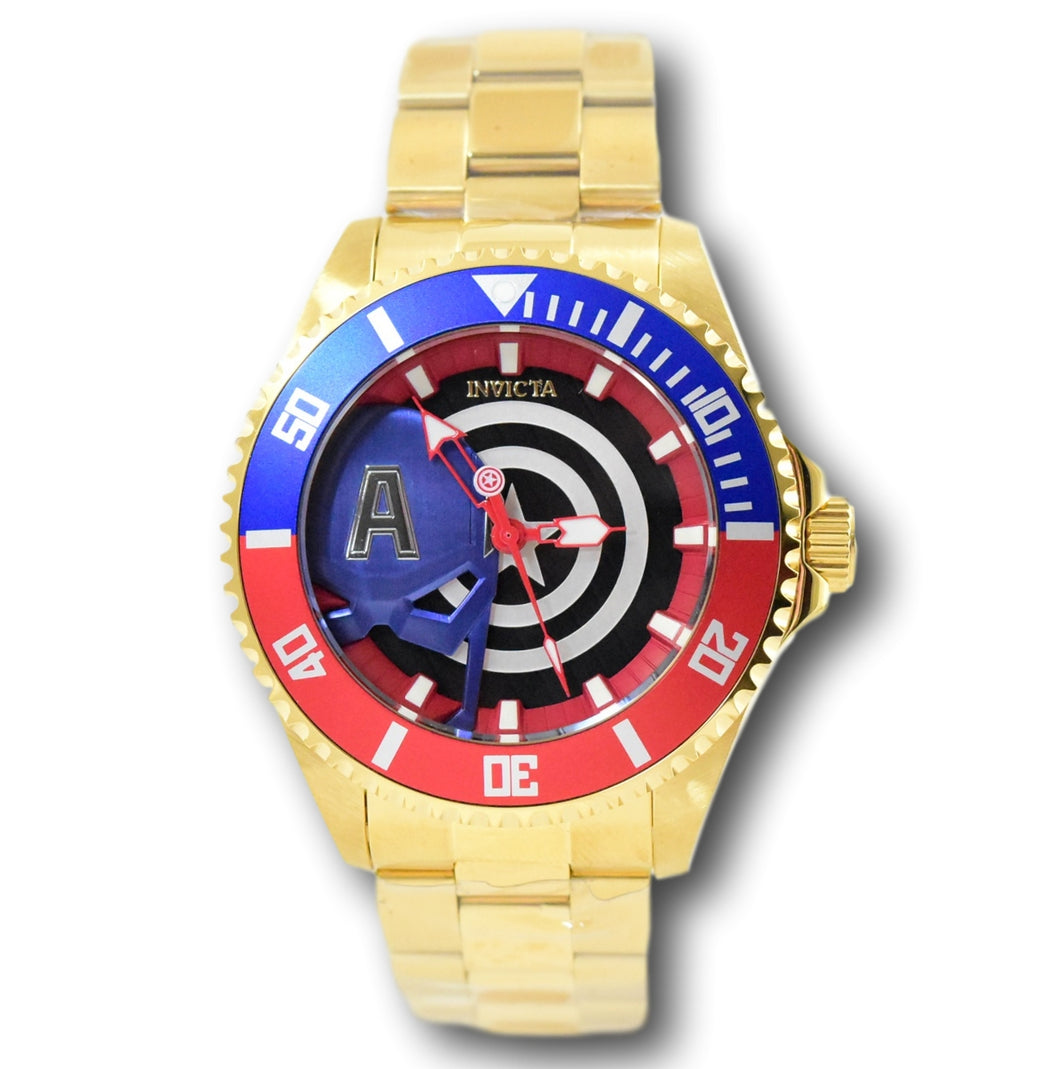 Invicta Marvel Captain America Limited Edition Pro Diver Stainless