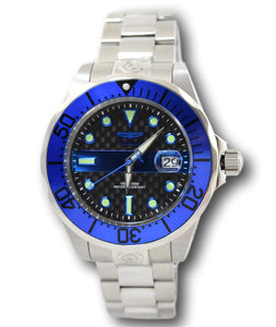 Invicta Pro Diver Automatic Men's 47mm Carbon Fiber Dial Stainless Watch 23149-Klawk Watches
