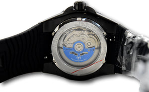 TechnoMarine Sea Manta Automatic Men's 48mm Triple Black Watch TM-215088-Klawk Watches