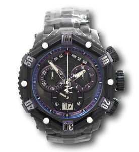 Invicta Reserve Huracan Darkest Purple Men's 53mm Swiss Chronograph Watch 36632-Klawk Watches