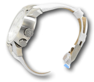 TechnoMarine Sea Dream Womens 42mm Dual-Time Faces White Leather Watch TM-716003-Klawk Watches