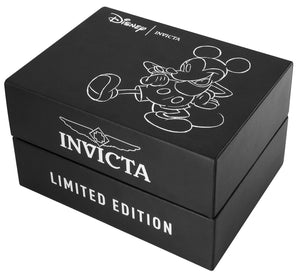 Invicta Disney Mens 44mm Mickey Mouse Abstract Limited Edition Black Watch 37679-Klawk Watches