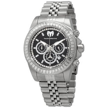 Load image into Gallery viewer, TechnoMarine Manta Ray Luxe Men&#39;s 47mm Black Crystals Chrono Watch TM-221000-Klawk Watches
