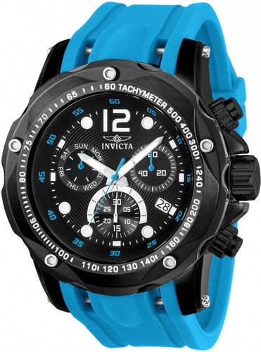 Invicta Speedway Men's Electric Blue 51mm Swiss Chronograph Watch 20075 RARE-Klawk Watches