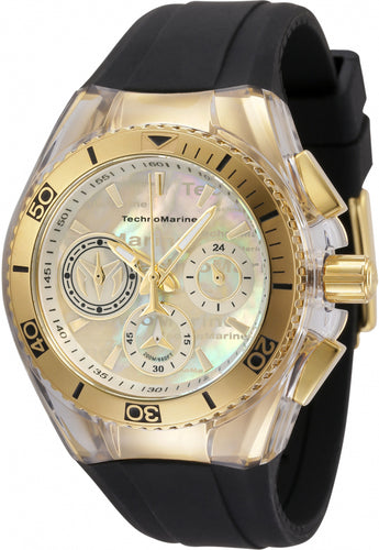 TechnoMarine Cruise California Women's 40mm Gold MOP Chrono Watch TM-120030-Klawk Watches