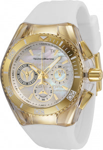 TechnoMarine Cruise California Women's 40mm Gold MOP Chrono Watch TM-120028-Klawk Watches