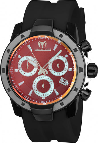 Technomarine UF6 Men's 45mm Tinted Crystal Swiss Chronograph Watch TM-615007-Klawk Watches