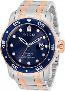Invicta Pro Diver Automatic Men's 48mm Blue Dial Rose Gold Blue Dial Watch 33342-Klawk Watches
