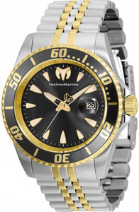 TechnoMarine Sea Manta Men's 42mm Black Dial 200M Quartz Watch TM-220082-Klawk Watches