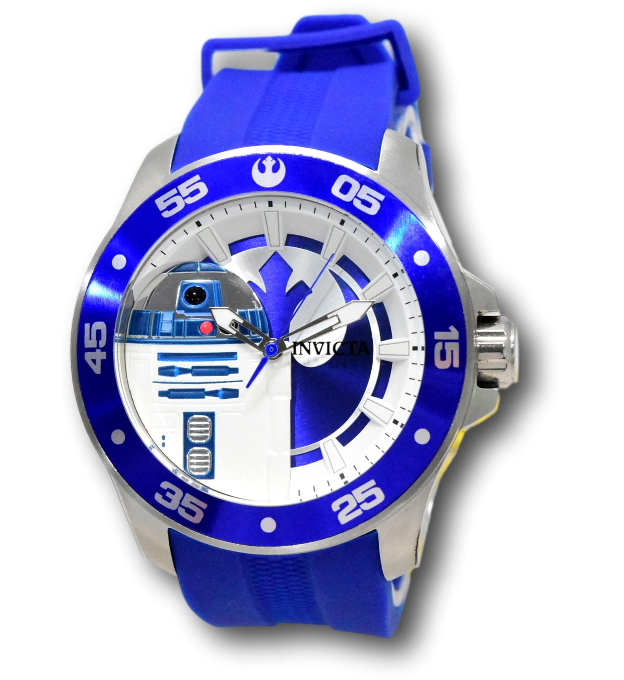 Invicta Star Wars R2-D2 Men's 50mm Limited Edition Silicone Quartz Watch  43059