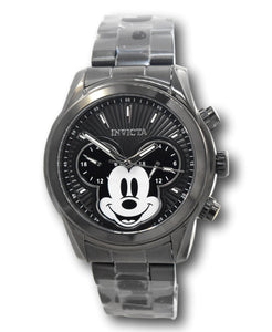 Invicta Disney Men's 44mm Mickey Black Dual-Time Limited Edition Watch 37819-Klawk Watches