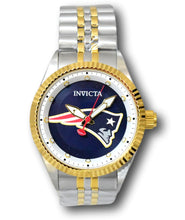 Load image into Gallery viewer, Invicta NFL New England Patriots Mens 43mm Two-Tone Stainless Quartz Watch 42474-Klawk Watches
