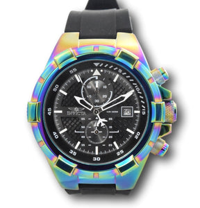Invicta Aviator Men's 51mm Rainbow Iridescent Silicone Chronograph Watch 28104-Klawk Watches