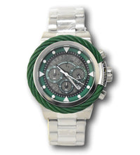 Load image into Gallery viewer, Invicta Bolt Sport Men&#39;s 50mm Silver Green Anatomic Chronograph Watch 27797 RARE-Klawk Watches
