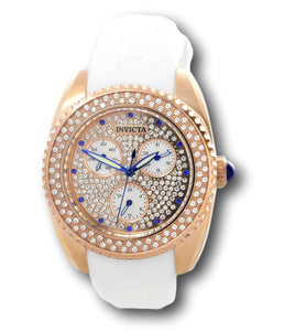 Invicta Angel Women's 38mm Pave Crystal Dial Multifunction Rose Gold Watch 37411-Klawk Watches