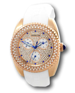 Invicta Angel Women's 38mm Pave Crystal Dial Multifunction Rose Gold Watch 37411-Klawk Watches