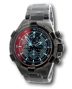 Invicta Aviator Men's 51mm Tinted Crystal Double Black Chronograph Watch 39384-Klawk Watches