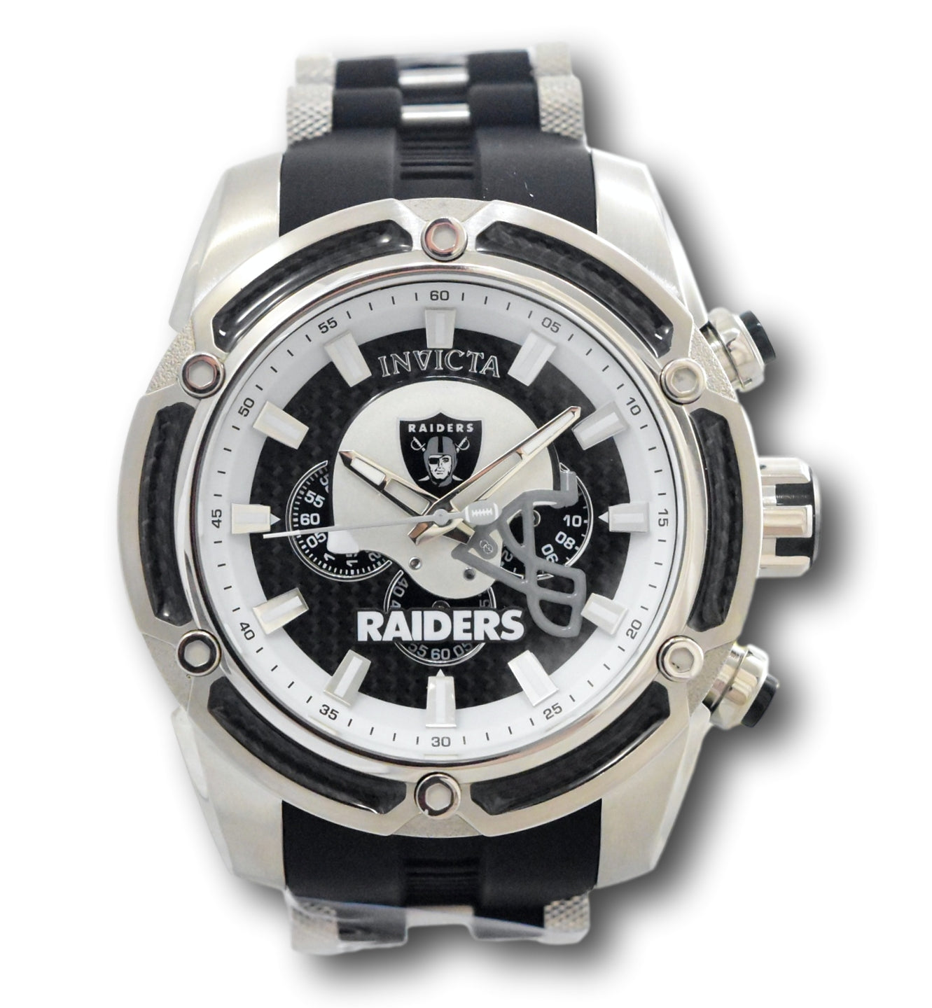 Invicta NFL Las Vegas Raiders Quartz Black Dial Men's Watch 41473