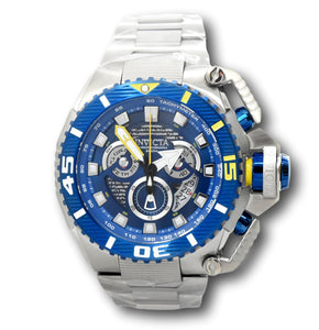 Invicta Sea Hunter Men's 57mm LARGE Anatomic Blue Swiss Chronograph Watch 35008-Klawk Watches