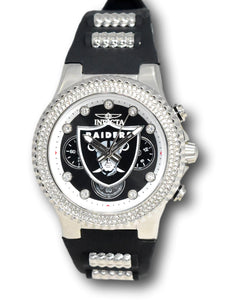 Invicta NFL Las Vegas Raiders Lady Women's 39mm Crystals Chronograph Watch 42753-Klawk Watches