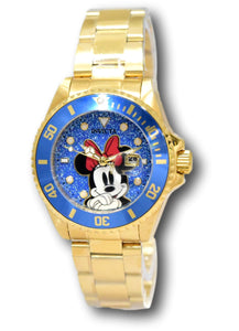 Invicta Disney Women's 36mm Blue Glitter Dial Minnie Limited Edition Watch 41340-Klawk Watches