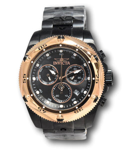 Invicta Pro Diver Men's 51mm Black Dial Rose Gold Swiss Chronograph Watch 31613-Klawk Watches