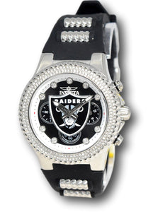 Invicta NFL Las Vegas Raiders Lady Women's 39mm Crystals Chronograph Watch 42753-Klawk Watches