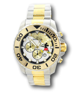 Invicta Disney Men's 50mm Mickey Limited Edition Gold Chronograph Watch 32445-Klawk Watches