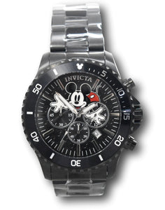 Invicta Disney Men's 48mm Mickey Mouse Limited Edition Black Chrono Watch 39046-Klawk Watches