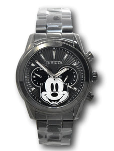 Invicta Disney Men's 44mm Mickey Black Dual-Time Limited Edition Watch 37819-Klawk Watches