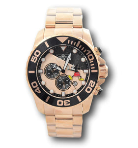 Invicta Disney Limited Ed Men's 50mm Mickey Rose Gold Chronograph Watch 32450-Klawk Watches