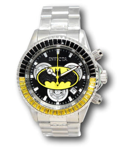 Invicta DC Comics Batman Men's 47mm Limited Crystals Swiss Chrono Watch 41271-Klawk Watches