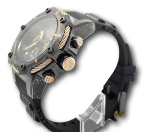 Invicta Bolt 25469 Men's Black & Rose Gold Silicone Chronograph Watch 51.5mm-Klawk Watches