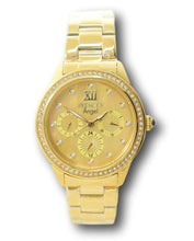 Load image into Gallery viewer, Invicta Angel Women&#39;s 37mm Gold Mother of Pearl Crystal Day / Date Watch 31262-Klawk Watches

