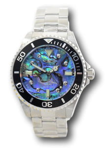 Invicta Pro Diver Men's 47mm Diamond Abalone Dial Stainless Quartz Watch 32928-Klawk Watches