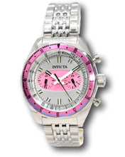 Load image into Gallery viewer, Invicta Speedway Monaco Men&#39;s 43mm Dual Time Pink Silver Stainless Watch 43097-Klawk Watches
