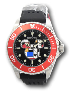 Invicta Disney Men's 44mm Mickey Mouse Abstract Limited Edition Red Watch 37680-Klawk Watches