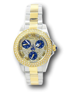 Invicta Angel Women's 34mm Pave Crystal Dial Gold Multi-Function Watch 28476-Klawk Watches