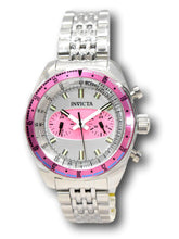 Load image into Gallery viewer, Invicta Speedway Monaco Men&#39;s 43mm Dual Time Pink Silver Stainless Watch 43097-Klawk Watches
