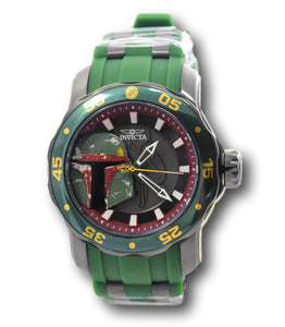Invicta Star Wars Boba Fett Men's 48mm Limited Edition Green Watch 32517-Klawk Watches