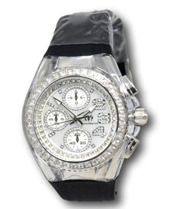 TechnoMarine Cruise Glitz Women's 40mm MOP 217 Crystals Chrono Watch TM-121055-Klawk Watches