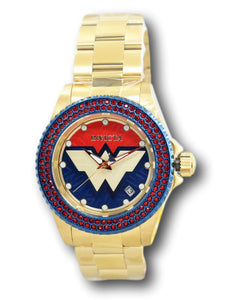 Invicta DC Comics Wonder Woman 84 Ladies 40mm Limited Crystals Swiss Watch 35642-Klawk Watches