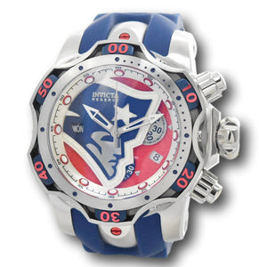 Invicta NFL New England Patriots Men's 52mm Limited Chronograph Watch 33057 Rare-Klawk Watches