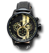 Load image into Gallery viewer, Invicta S1 Rally Race Team Men&#39;s 48mm Black And Gold Leather Chrono Watch 19289-Klawk Watches
