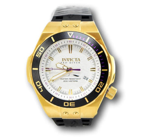 Invicta Pro Diver Automatic 25697 Men's 53mm Gold-Tone NH35A Sport Watch RARE-Klawk Watches
