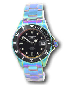 Invicta Pro Diver Automatic Men's 40mm Black Dial Rainbow Iridescent Watch 26600-Klawk Watches