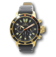 Load image into Gallery viewer, Invicta I-Force Men&#39;s 46mm Gold Stainless Black Leather Chronograph Watch 31397-Klawk Watches
