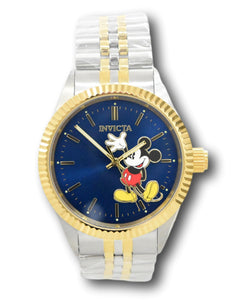Invicta Disney Men's 43mm Limited Ed Mickey Dial Two Tone Stainless Watch 37853-Klawk Watches