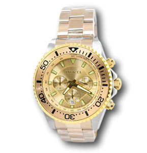Invicta Pro Diver Men's 47mm Gold Two-Tone Gold Chronograph Watch 27476 RARE-Klawk Watches
